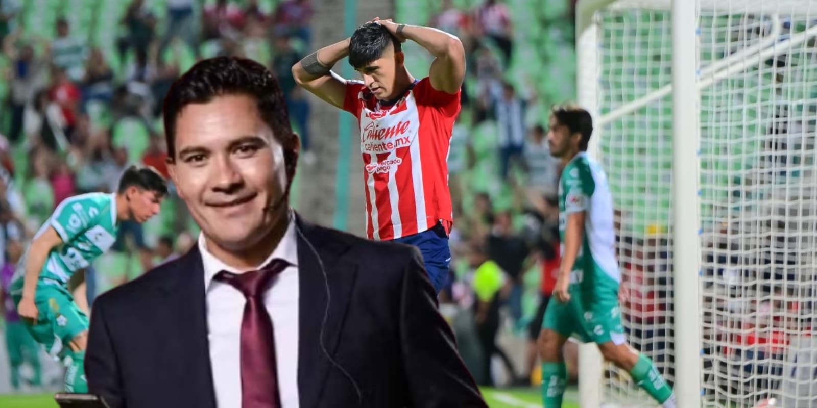 Fernando Guerrero en el Santos vs Chivas / FOTO RÉCORD