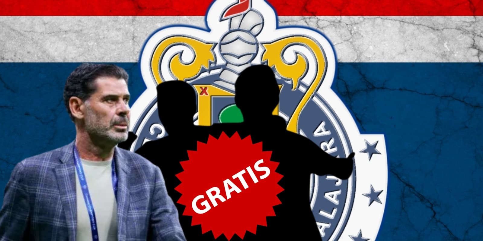 Fernando Hierro junto a dos jugadores incógnitos / FOTO MARCA