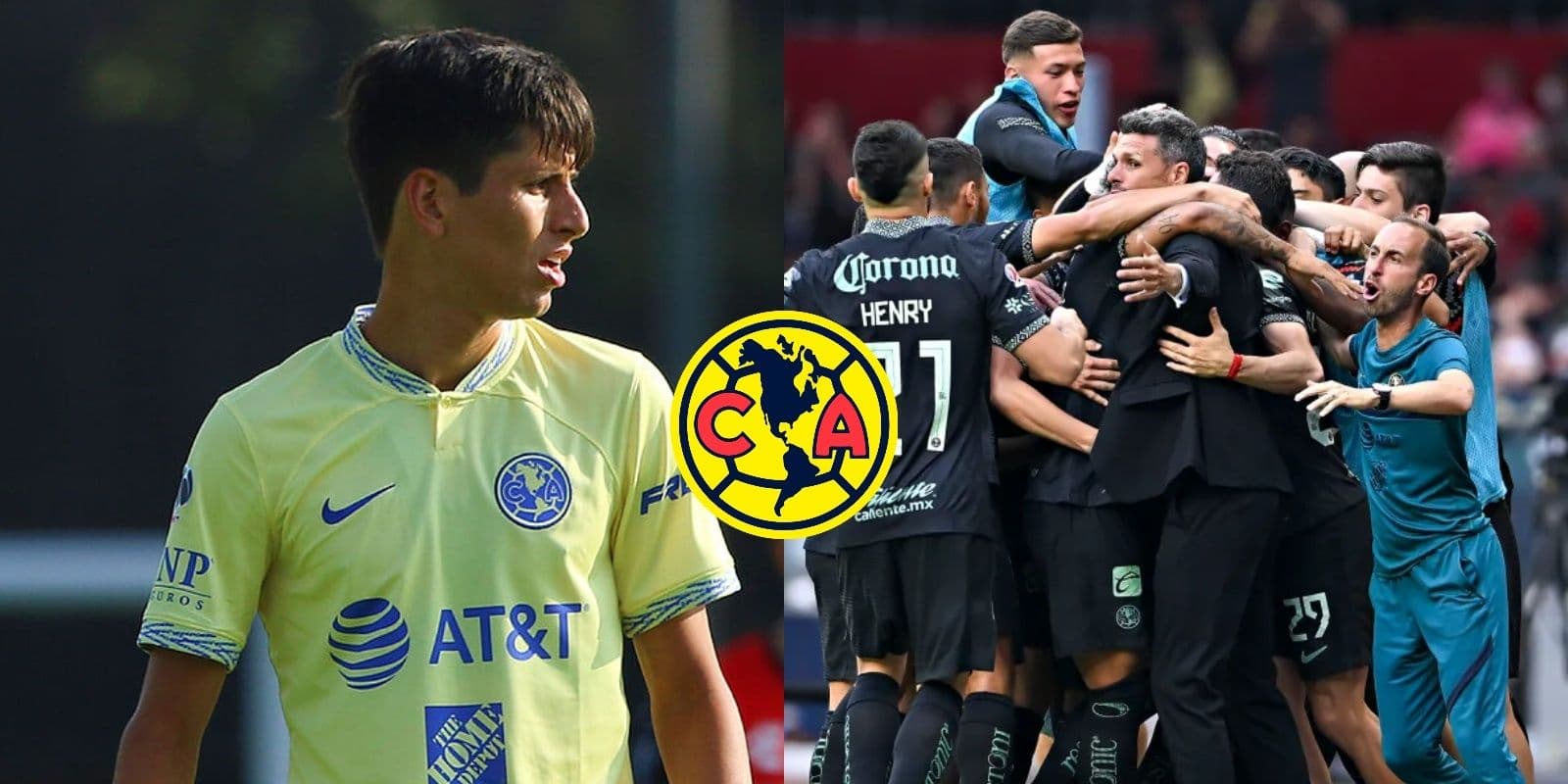 Fernando Ortiz y su nuevo consentido dentro del vestidor del América.