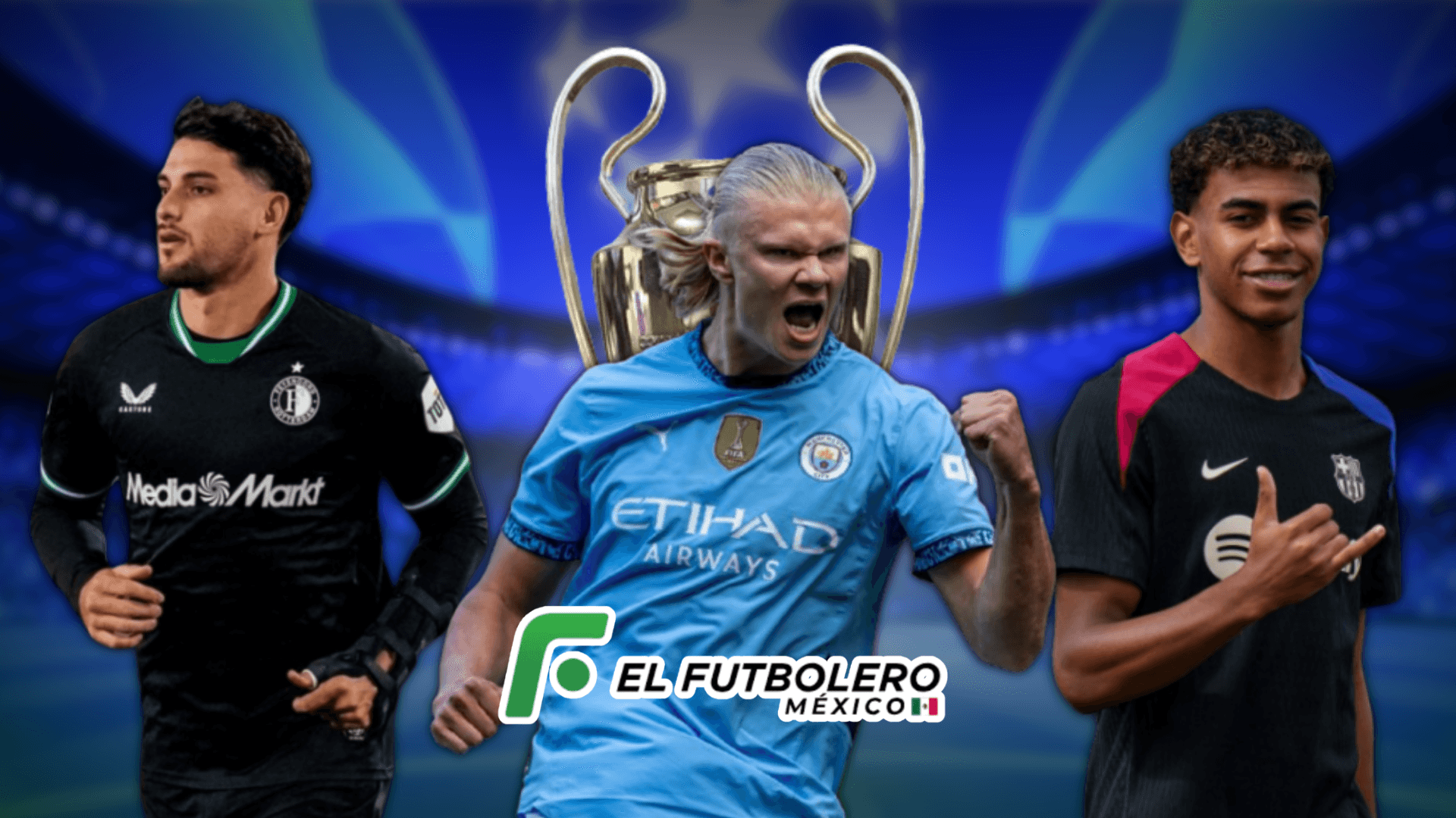 Feyenoord, Manchester City y Barcelona tendrán actividad en la Champions. | Foto: X