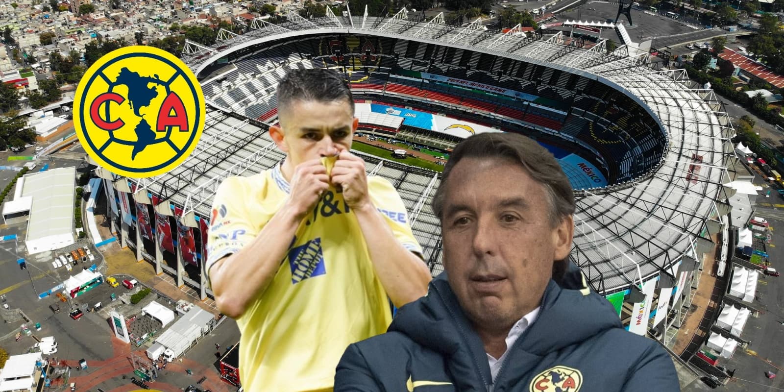 Fidalgo y Emilio en el Azteca