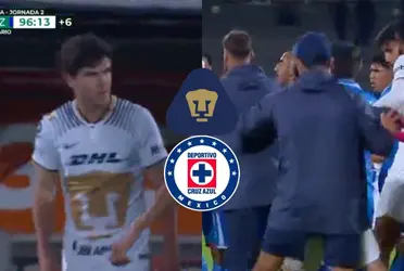 Filtran qué le dijo Rafael Baca a Santiago Trigos para que empezara la campal en el Pumas vs Cruz Azul