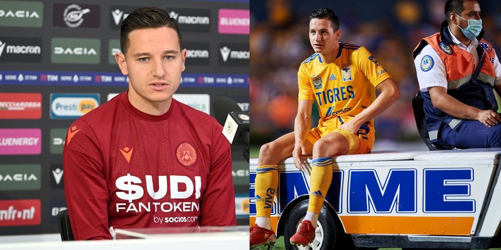 Florian Thauvin se fue de Tigres por la puerta de atrás sin dar resultados, así le va al francés en Udinese
