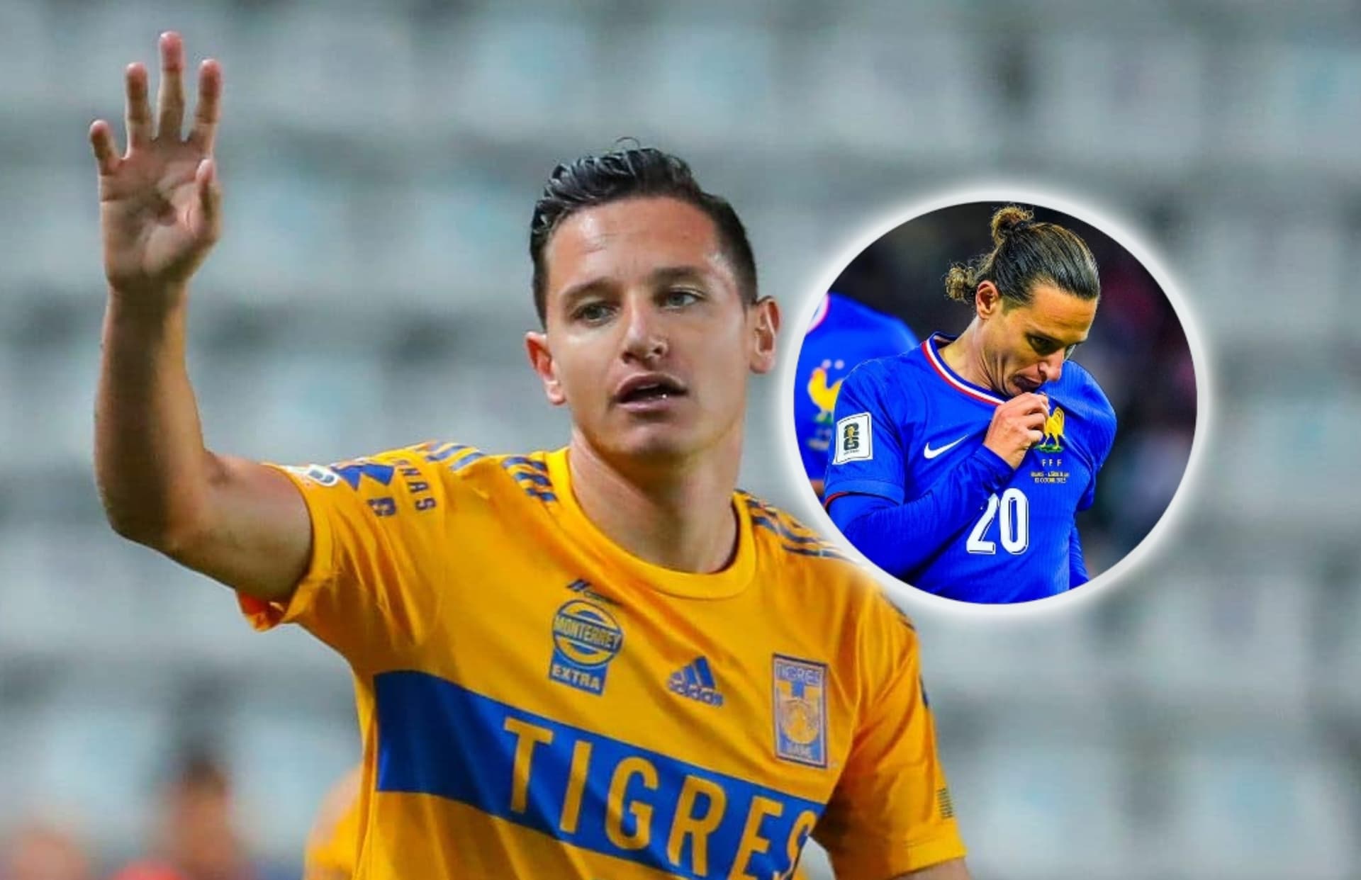 Florian Thuavin en Tigres y Francia/ Foto Juanfutbol.