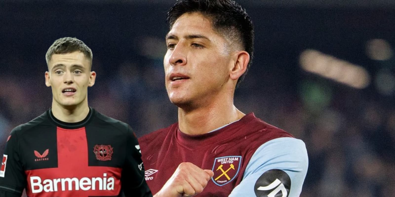 Florian Wirtz junto a Edson Álvarez / FOTO GOAL