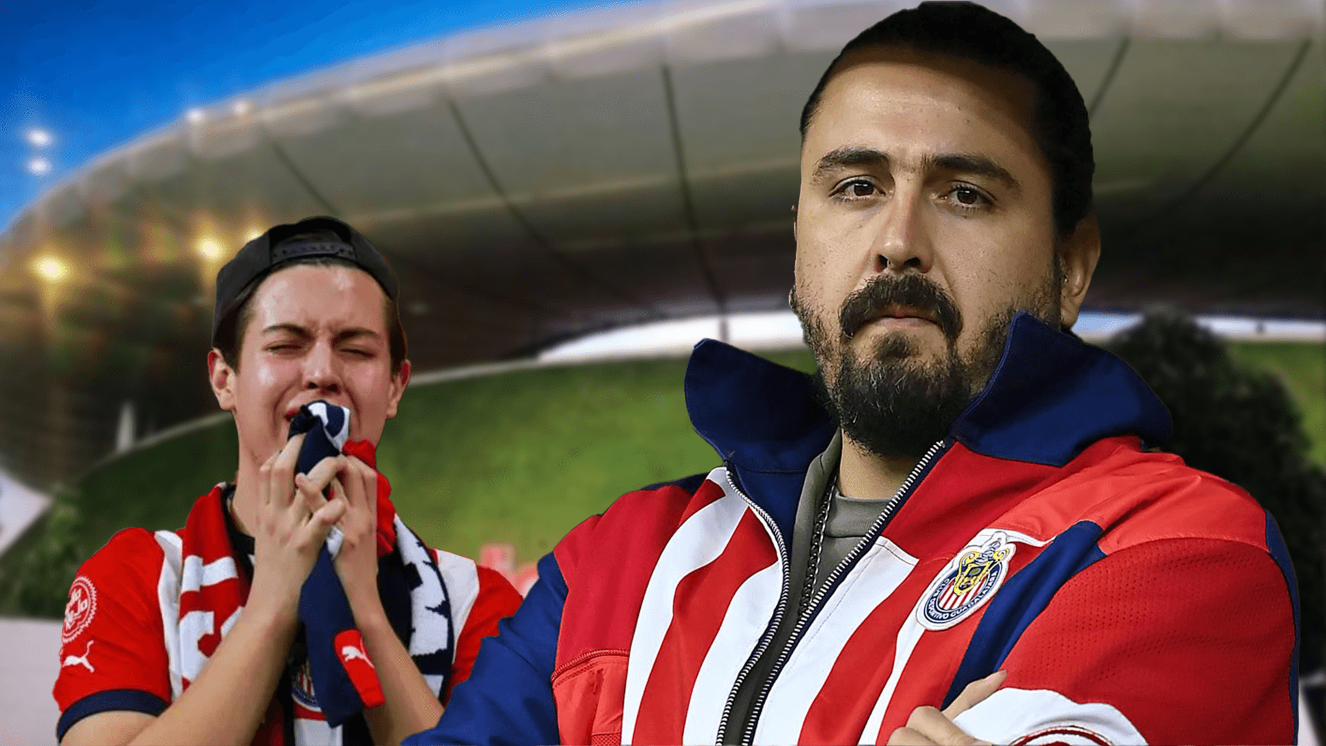Foto: Informadormx, El Occidental / Aficionado de Chivas y Amaury Vergara