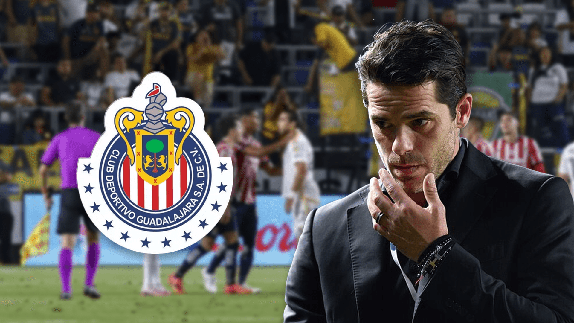 Foto: Record, Marca / Fernando Gago en un partido con Chivas