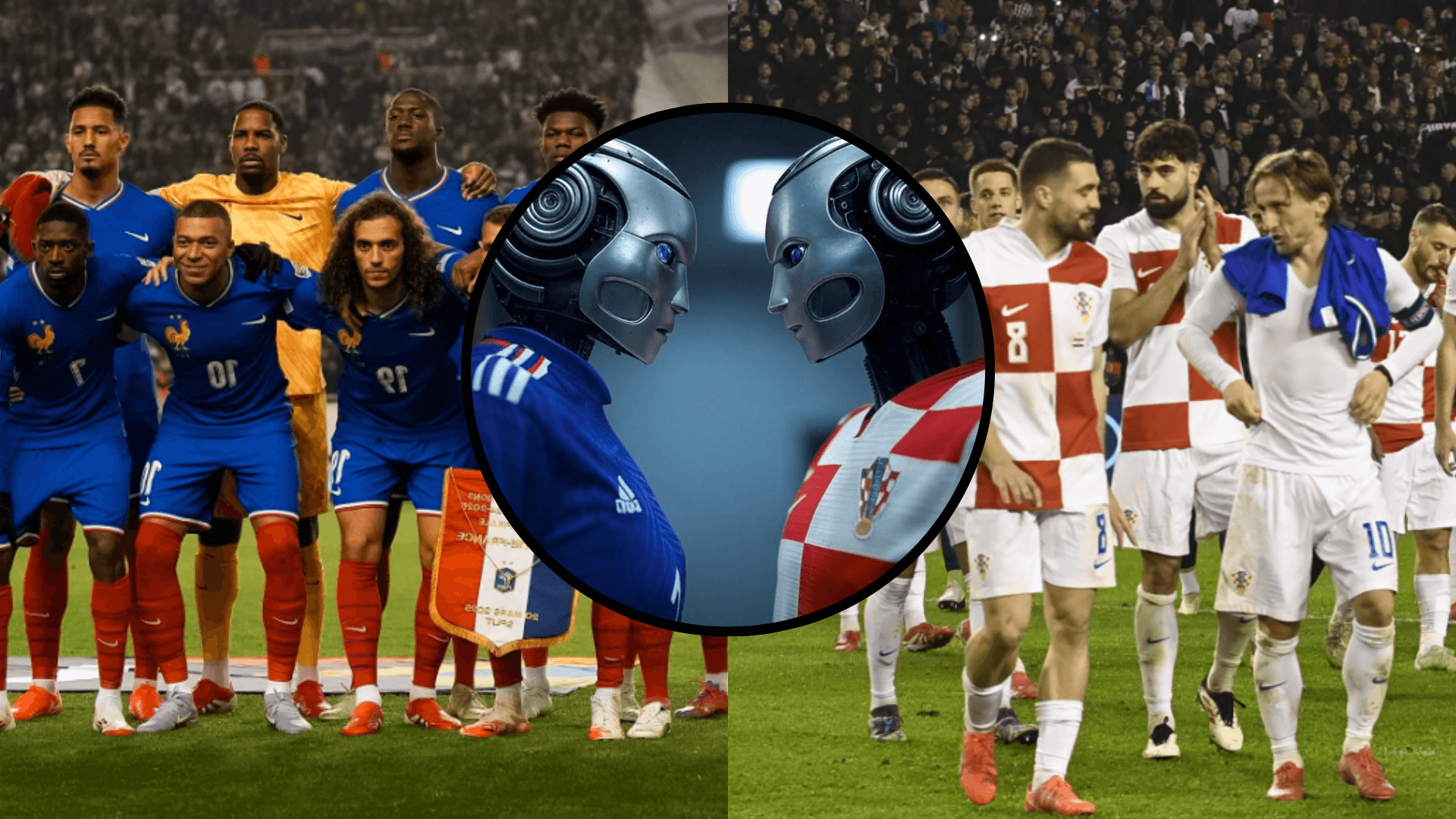 Francia vs Croacia | Fotos: @equipedefrance y @HNS_CFF