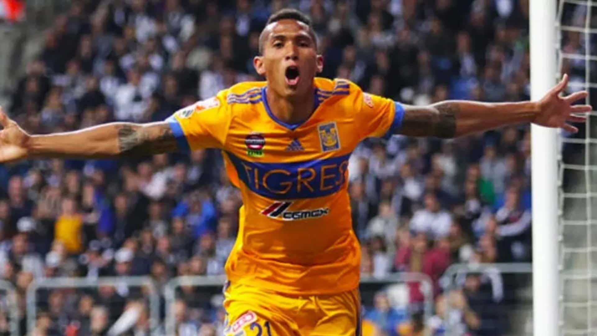 Francisco Meza con la camiseta de Tigres (Foto: ESPN)