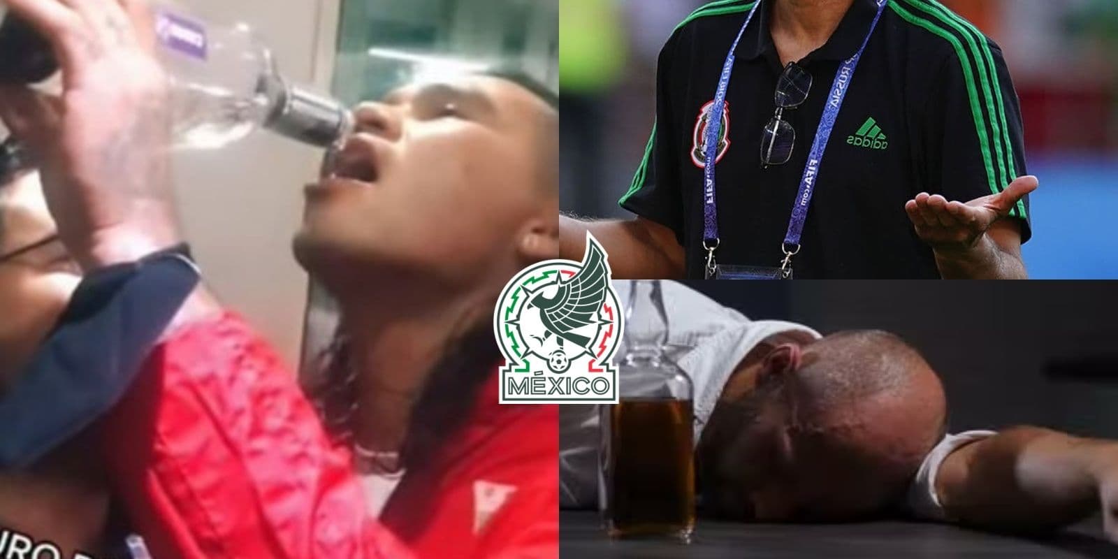 Fue sorprendido con aliento alcohólico mientras le reclamaba a la prensa por las críticas a la selección mexicana.