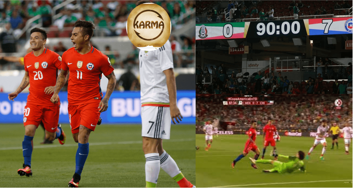 Fue uno de los que regaló el partido ante Chile, con una pésima actitud y con un juego mediocre, que terminó por exhibir al Tri, ahora le llega su dosis de karma.
