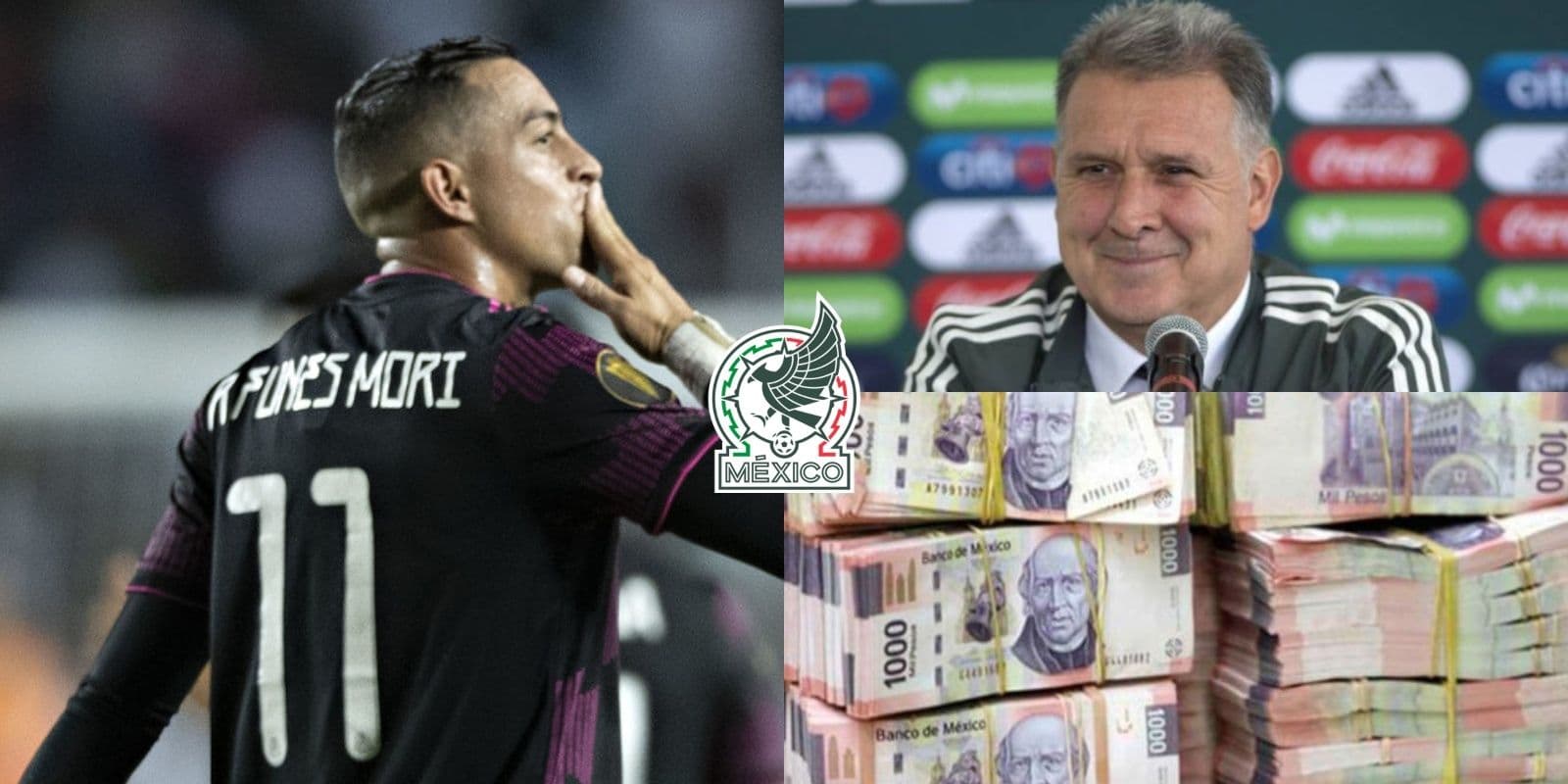 Funes Mori es sin duda el más grande consentido de Gerardo Martino en el Tri y eso le ha hecho ganar bastante dinero.
