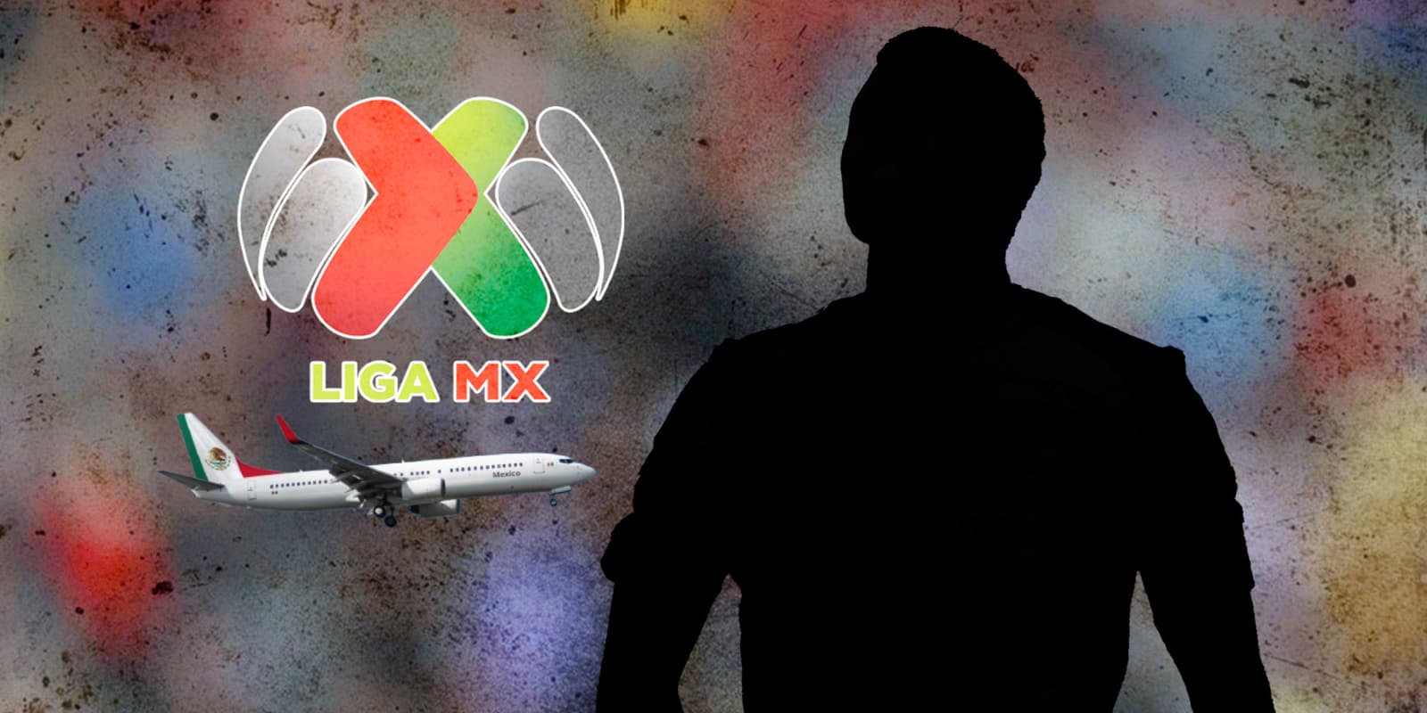 Futbolista incógnito junto al logo de la Liga MX / FOTO TUDN
