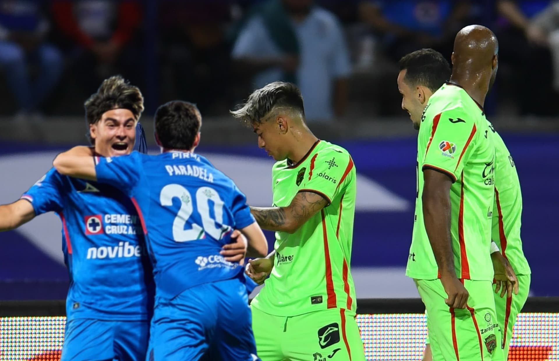 Futbolistas festejando en un partido/ Foto FC Juárez.