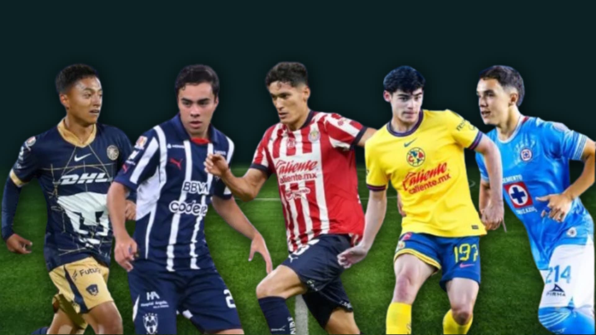 Futbolistas que fueron beneficiados por la regla de menores en la Liga MX | Foto: Especial