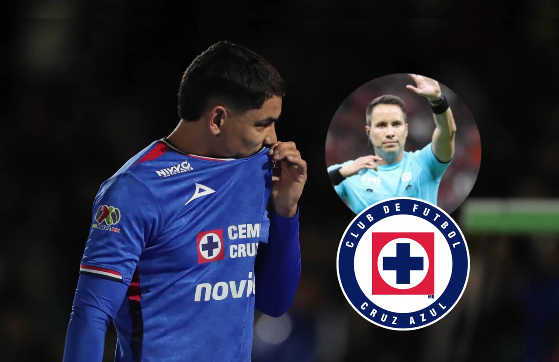 Gabriel Fernández salió expulsado del partido entre Cruz Azul y Juárez, aunque eso no sería lo peor.