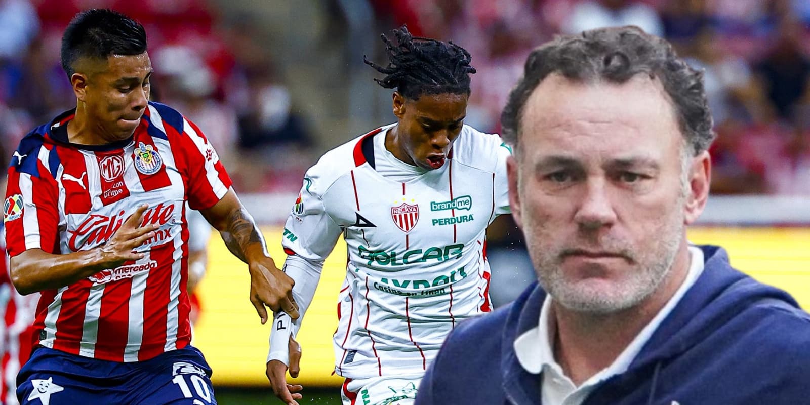 Gabriel Milito en el Chivas vs Necaxa / FOTO FUTBOL TOTAL