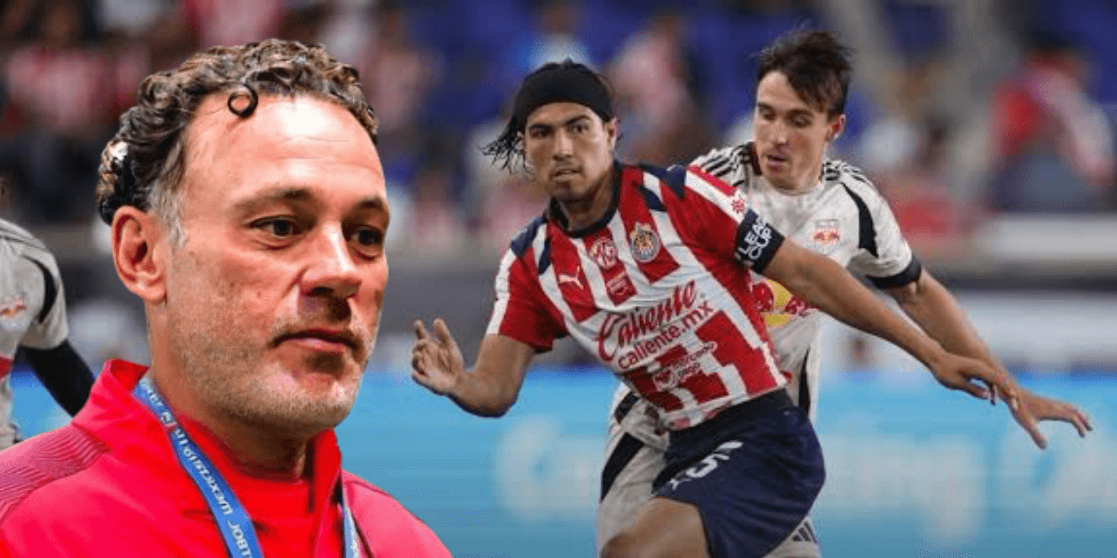 Gabriel Milito en el Chivas vs New York Red Bulls