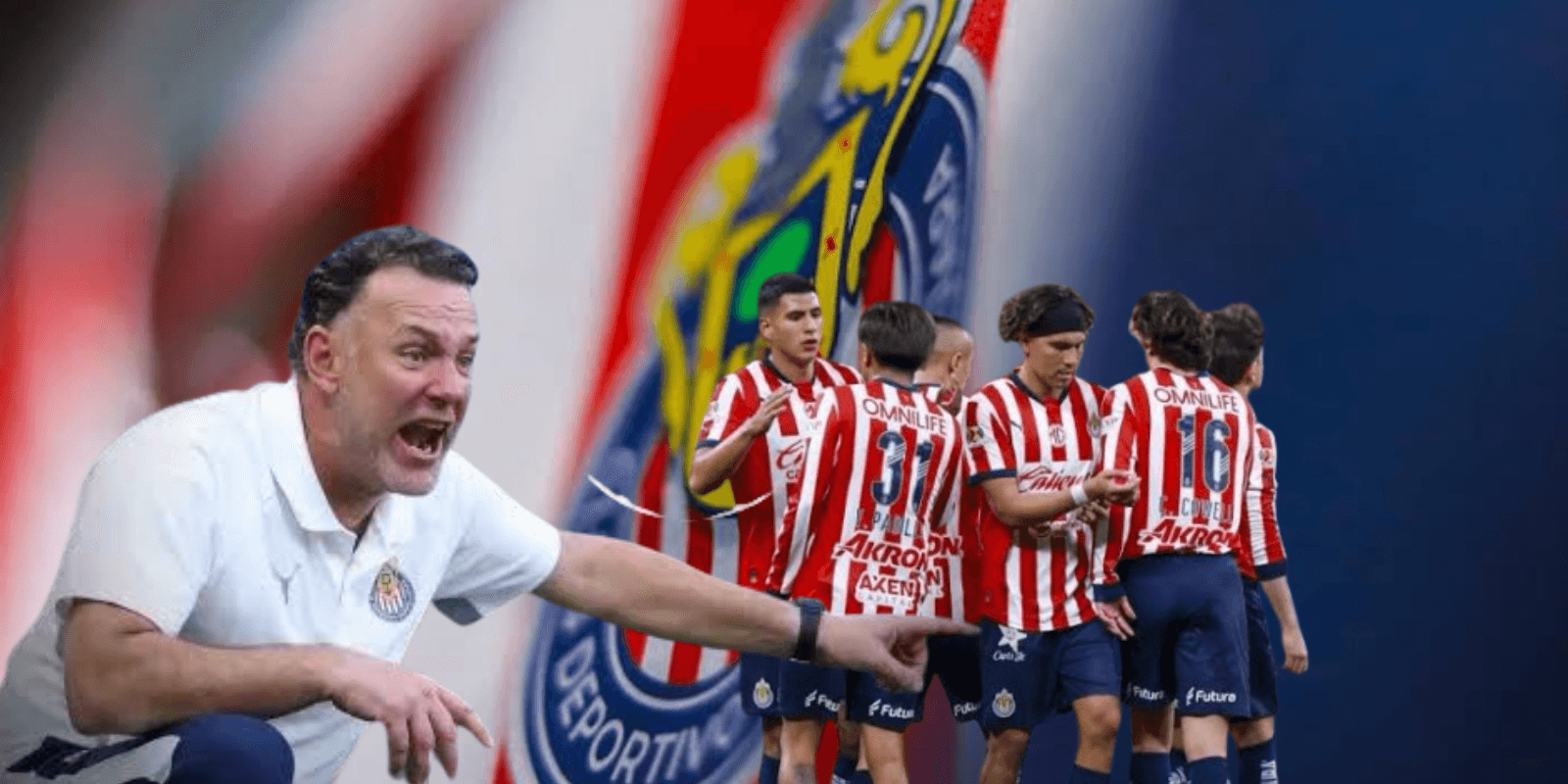 Gabriel Milito junto a futbolistas de Chivas / FOTO BOLAVIP