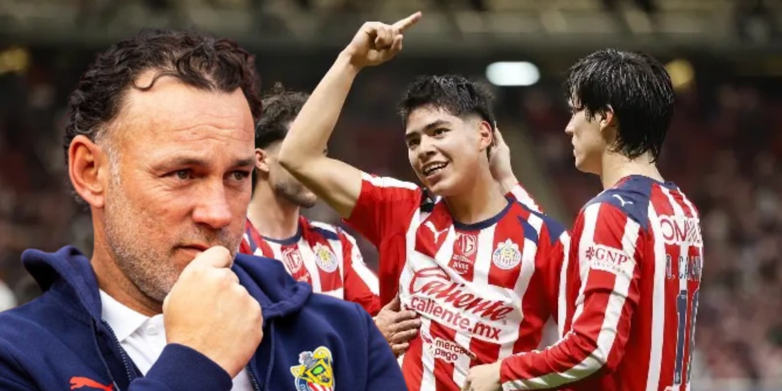 Gabriel Milito junto a futbolistas de Chivas / FOTO FUTBOL TOTAL