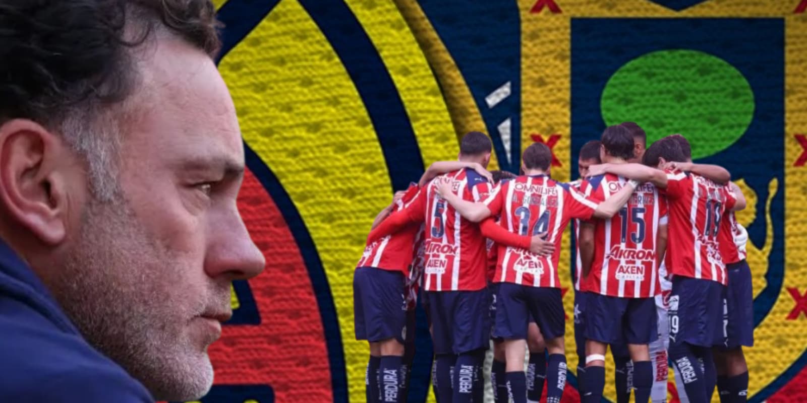 Gabriel Milito junto a futbolistas de Chivas / FOTO GOAL
