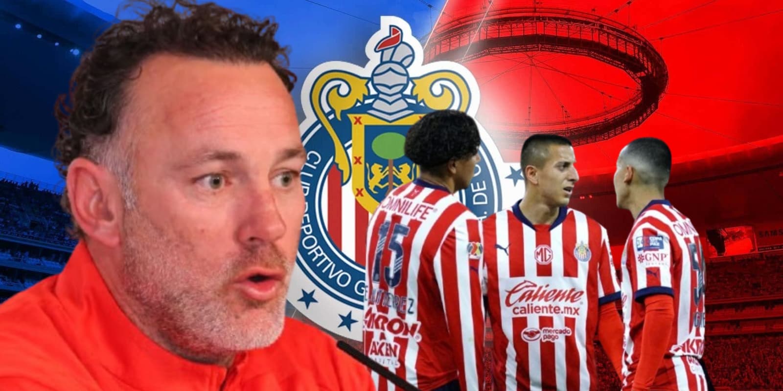Gabriel Milito junto a futbolistas de Chivas / FOTO RÉCORD