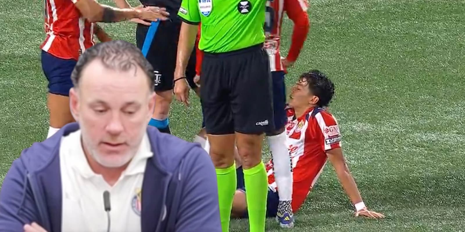 Gabriel Milito junto a Richard Ledezma / FOTO YOUTUBE