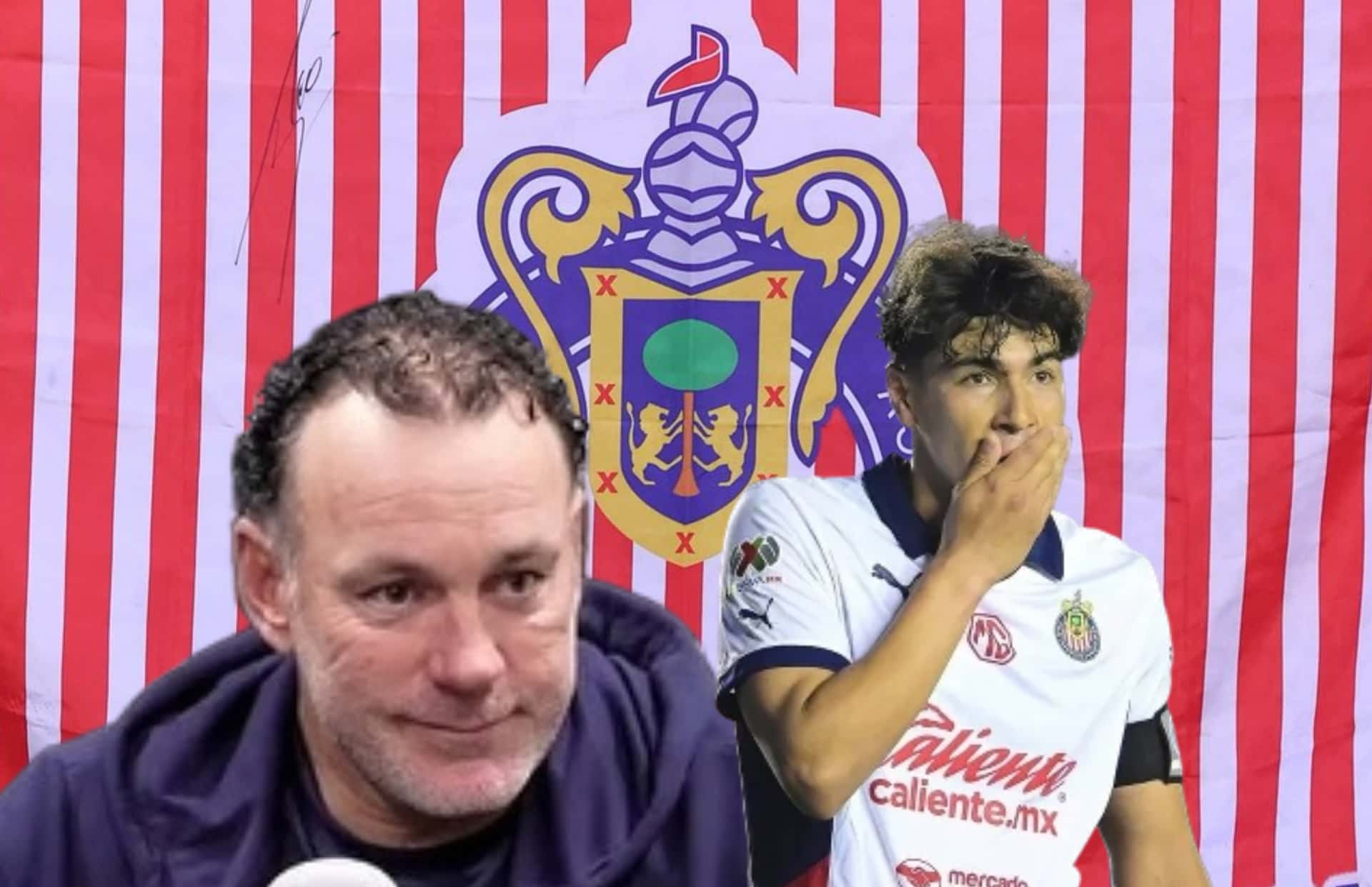 Gabriel Milito y Erick Gutiérrez/ Foto Chivas.