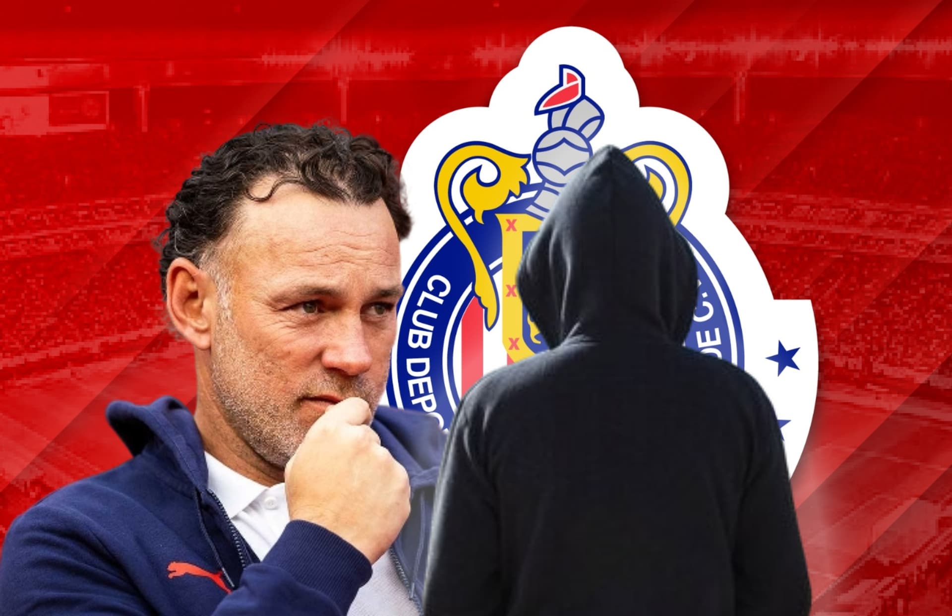 Gabriel Milito y hombre de espaldas/Foto 'X'.