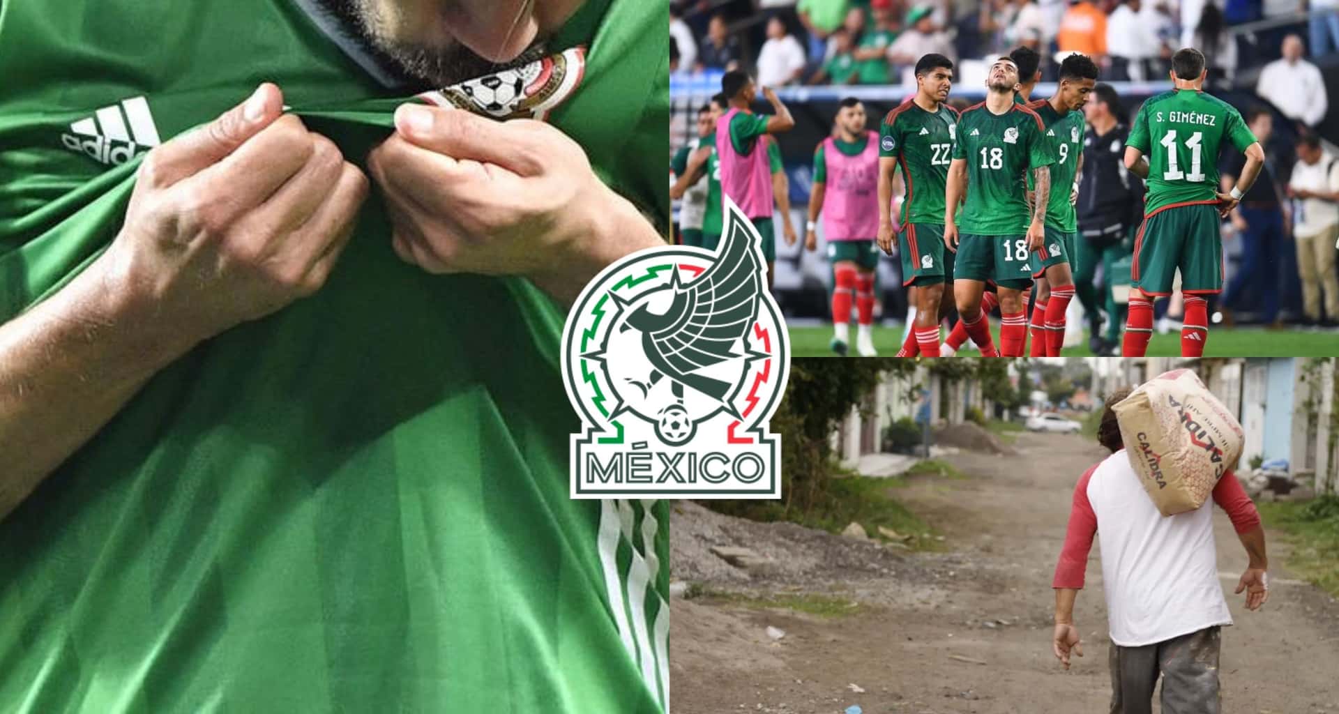 Ganó dos copas con el Tricolor y terminó cargando bultos de cemento