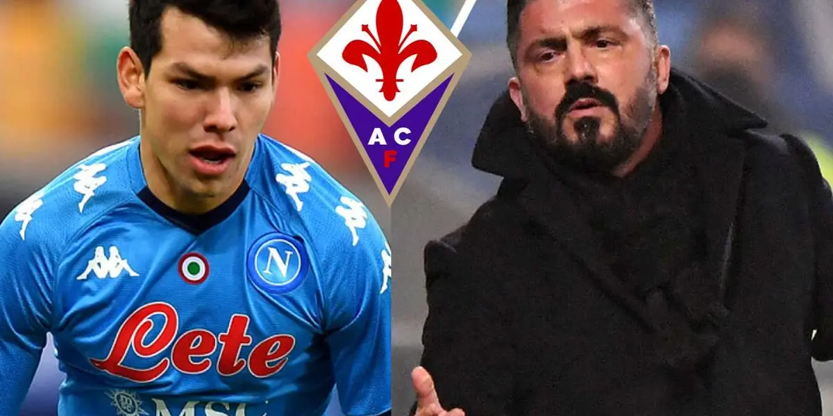 Gennaro Gattuso atormentó a Hirving Lozano cuando estaba en el Napoli y ahora recibe una sorpresiva noticia de  la Fiorentina