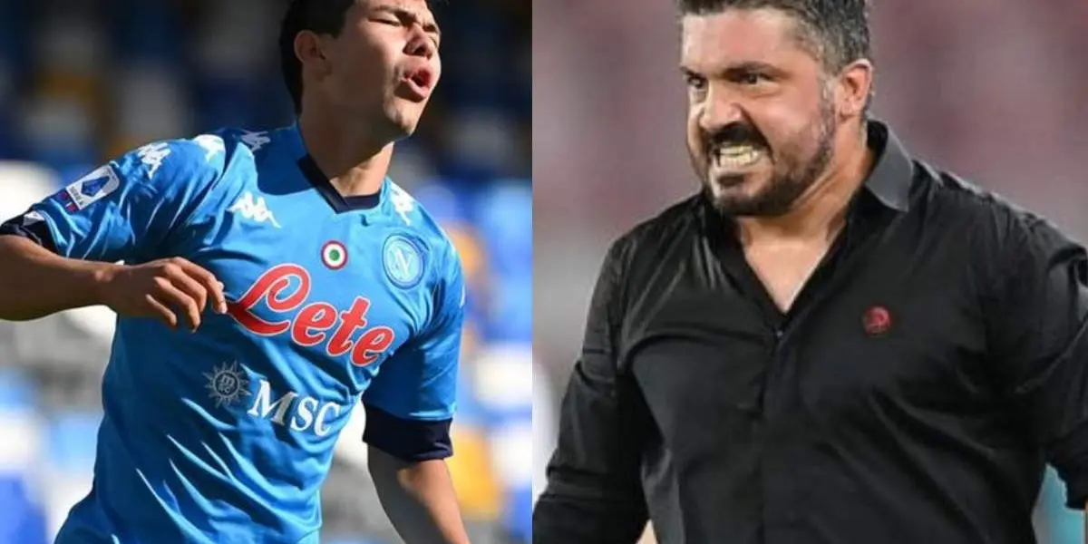 Gennaro Gattuso de nueva cuenta vuelve a ofender el estilo de juego de Hirving Lozano en el Napoli.