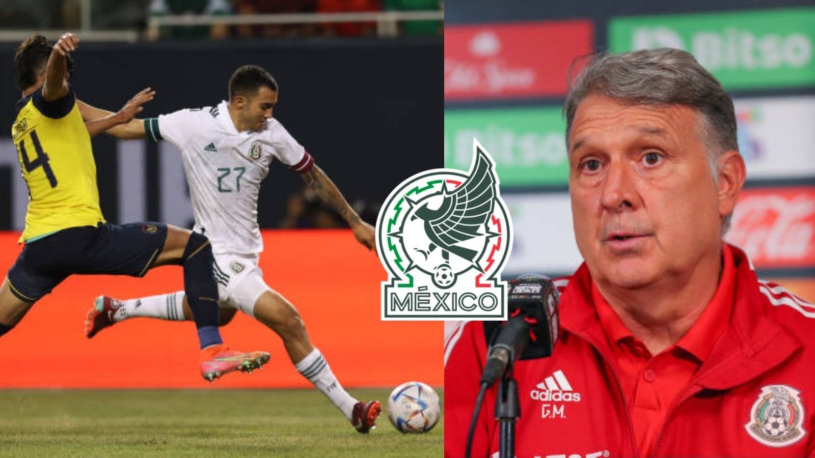 Gerardo Martino aseguró que el partido ante Ecuador fue uno de los mejores de México