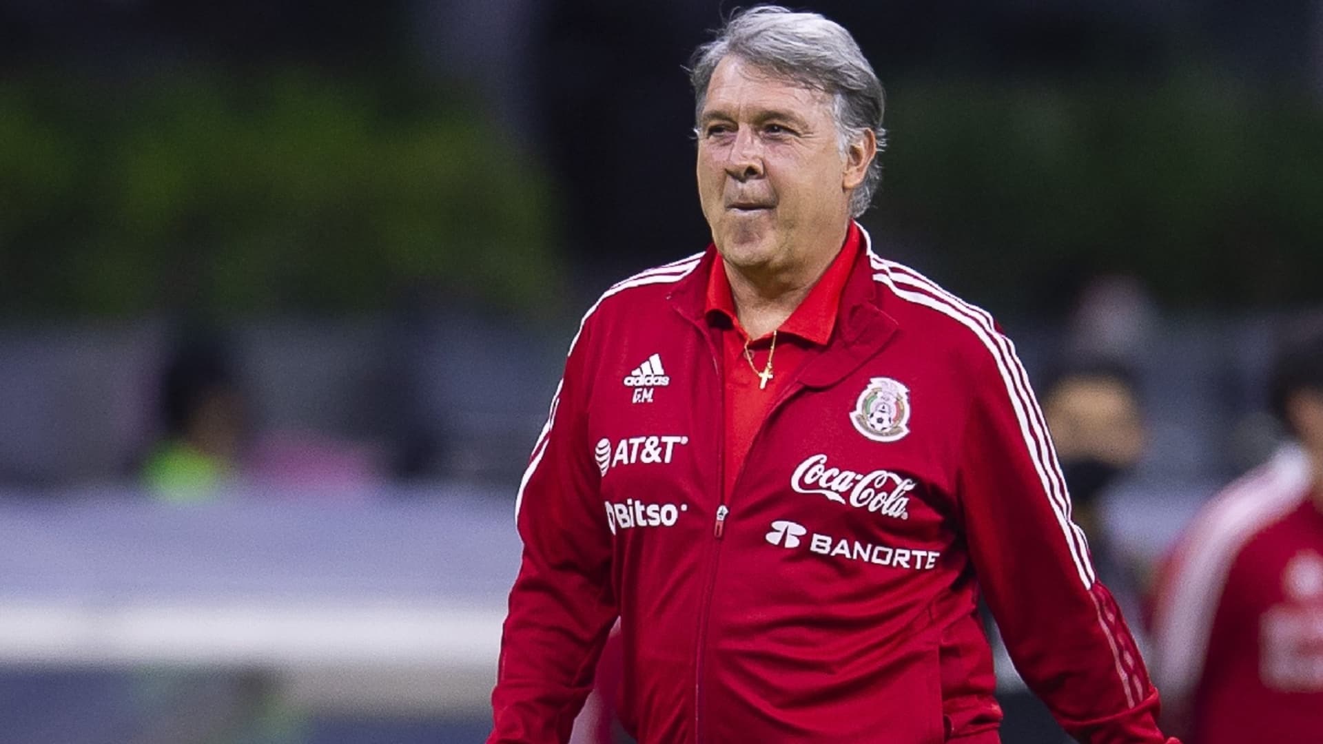 Gerardo Martino con la chompa de la Selección México. (Foto: Mediotiempo)