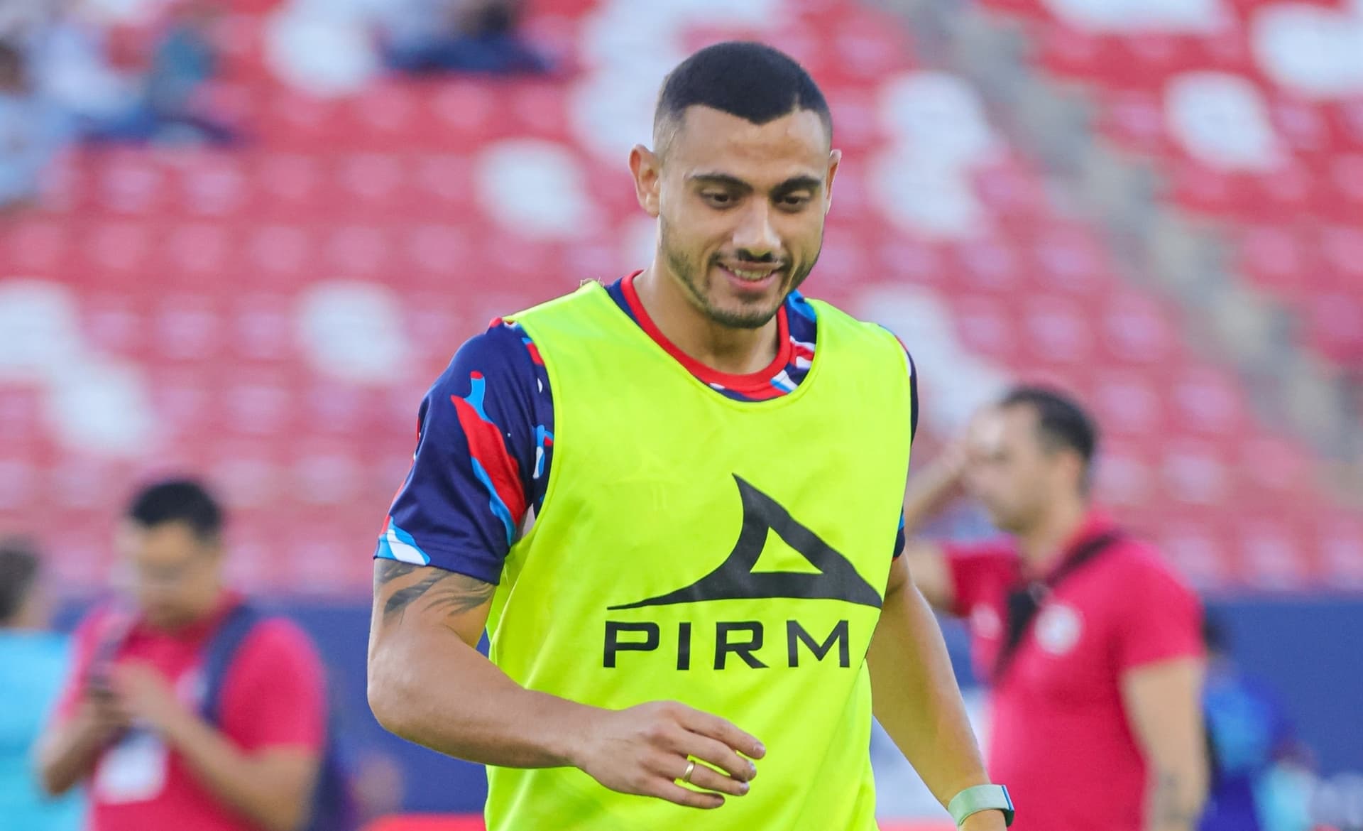 Giakoumakis en práctica con el combinado de Cruz Azul (Fuente: Mexsports)