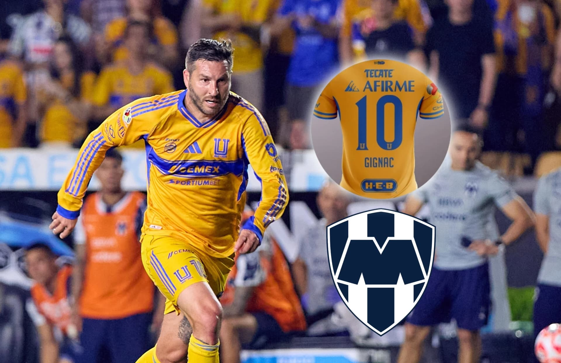Gignac anotó en el clásico regio ante Rayados de Monterrey y su camiseta ha sido subastada.
