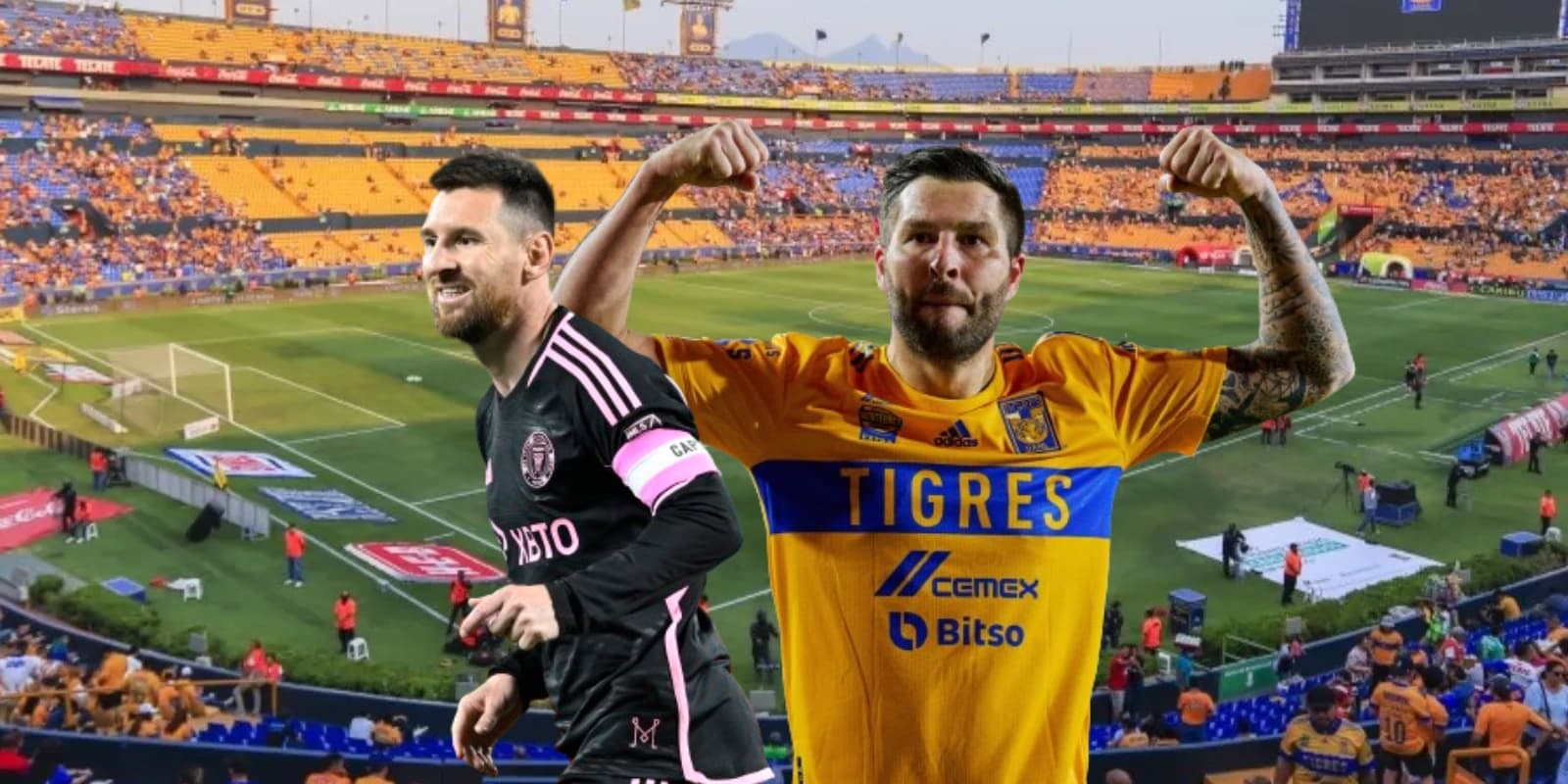 Gignac y Messi en Nuevo León