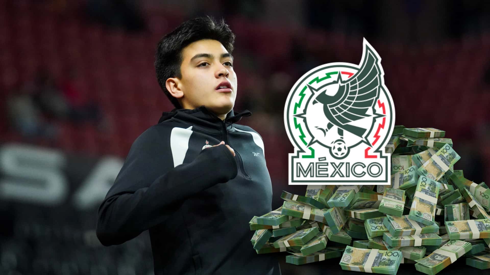 Gilberto Mora durante el calentamiento con Xolos