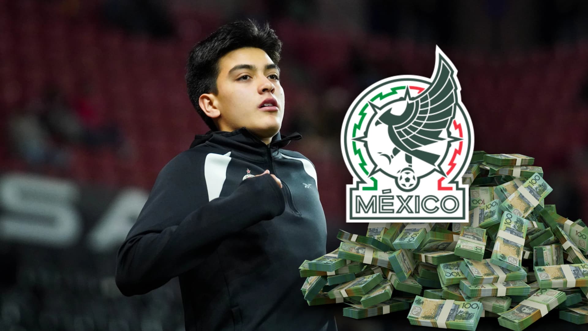 Gilberto Mora durante el calentamiento con Xolos