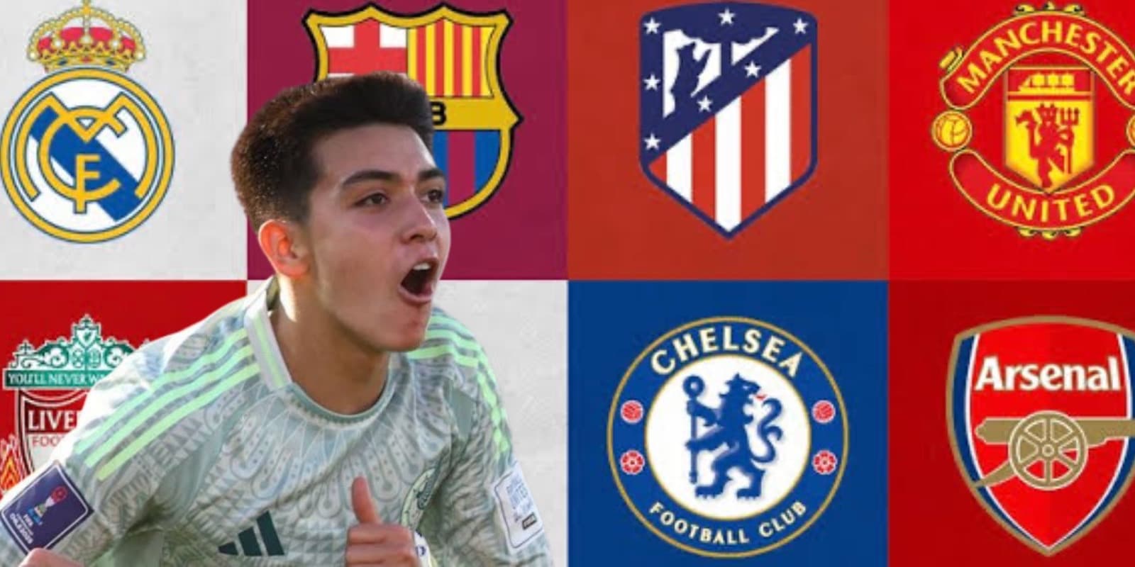 Gilberto Mora junto a clubes de Europa / FOTO X