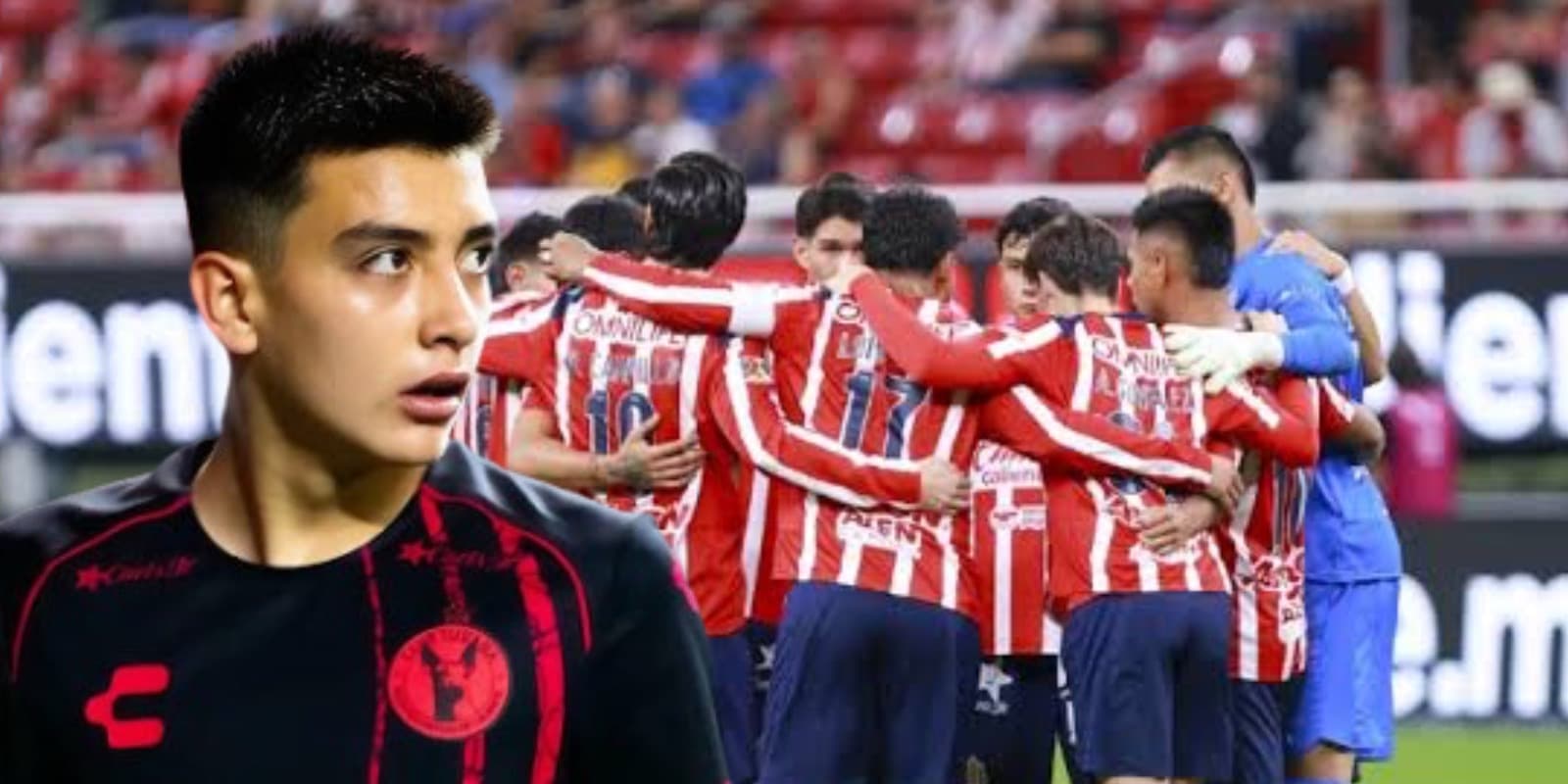 Gilberto Mora junto a futbolistas de Chivas / FOTO INSTAGRAM