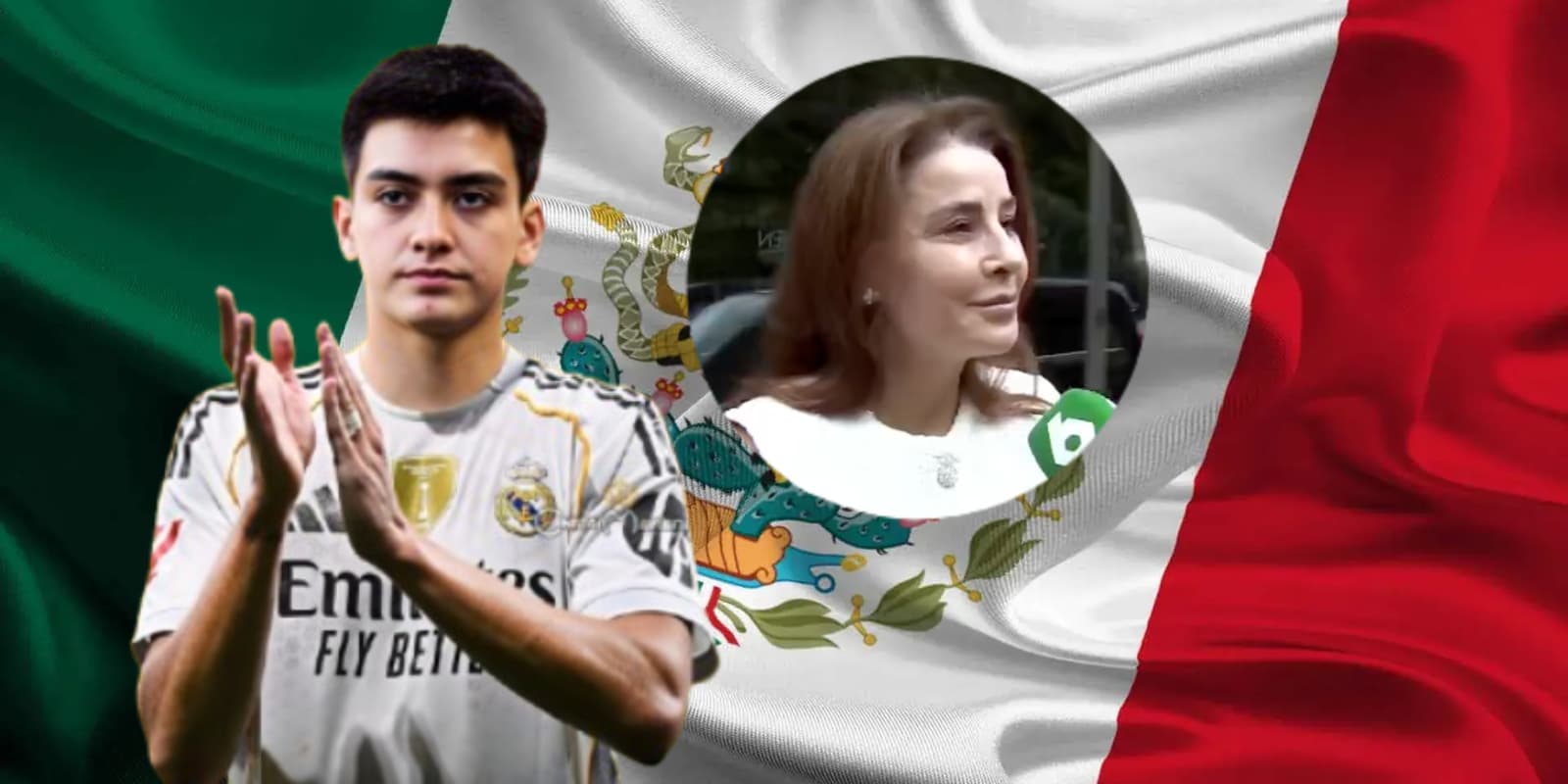 Gilberto Mora junto a Rafaela Pimenta