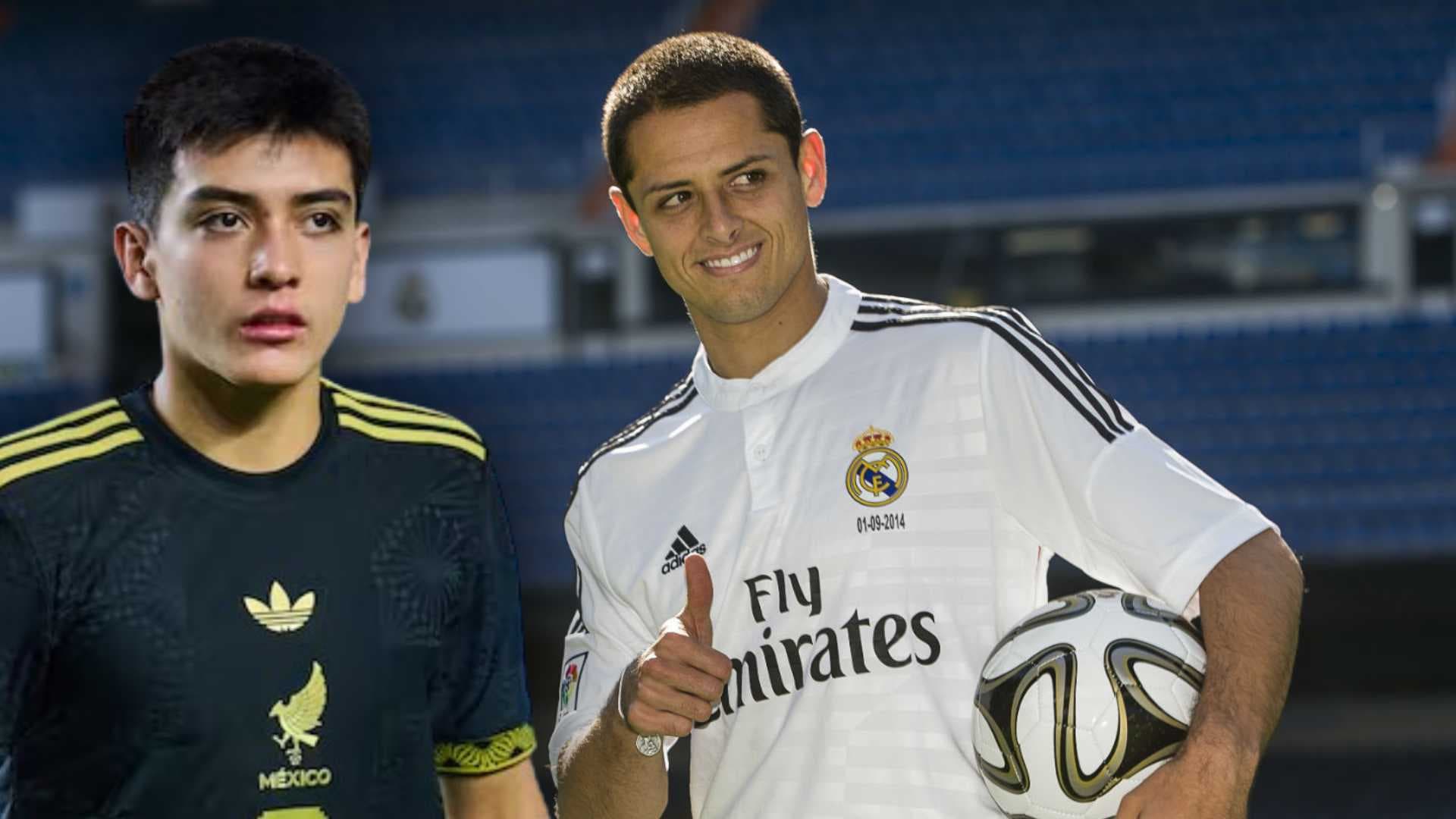 Gilberto Mora y Chicharito Hernández