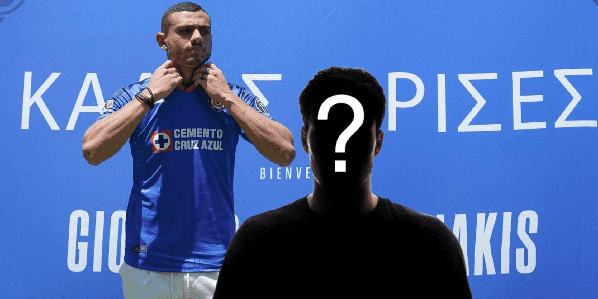 Giorgos Giakoumakis durante su presentación con Cruz Azul (Fuente: ESPN)