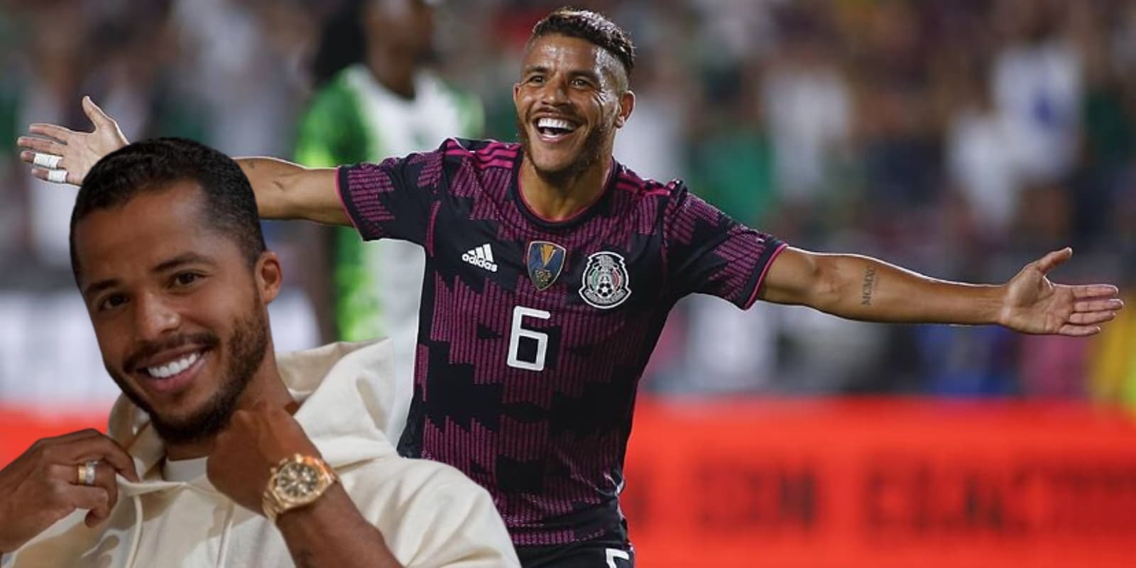 Giovani Dos Santos junto a Jonathan Dos Santos / FOTO Instagram