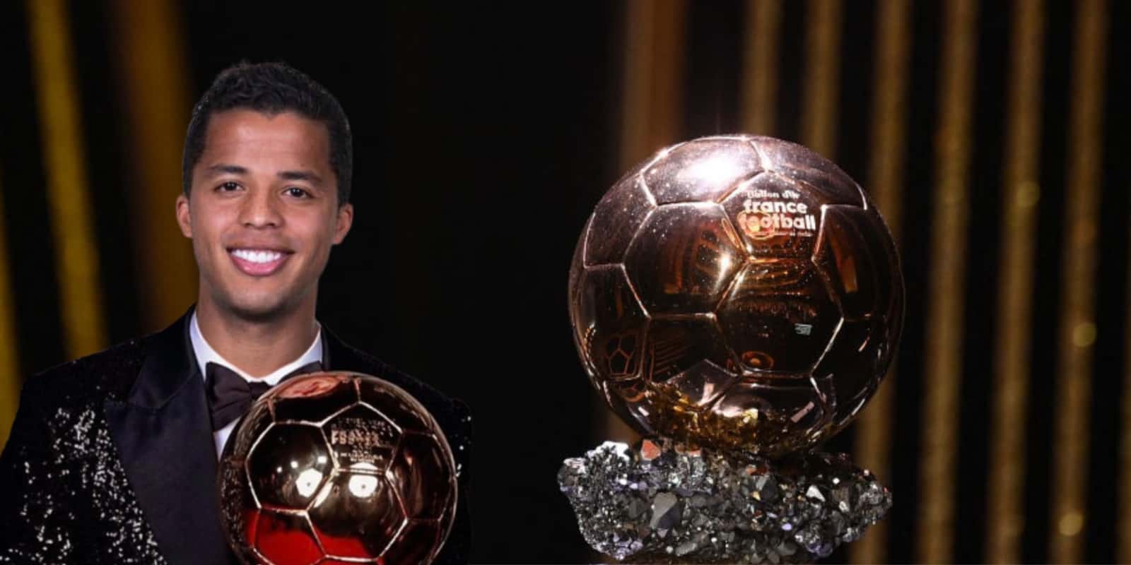 Giovani dos Santos junto al Balón de Oro / FOTO INSTAGRAM