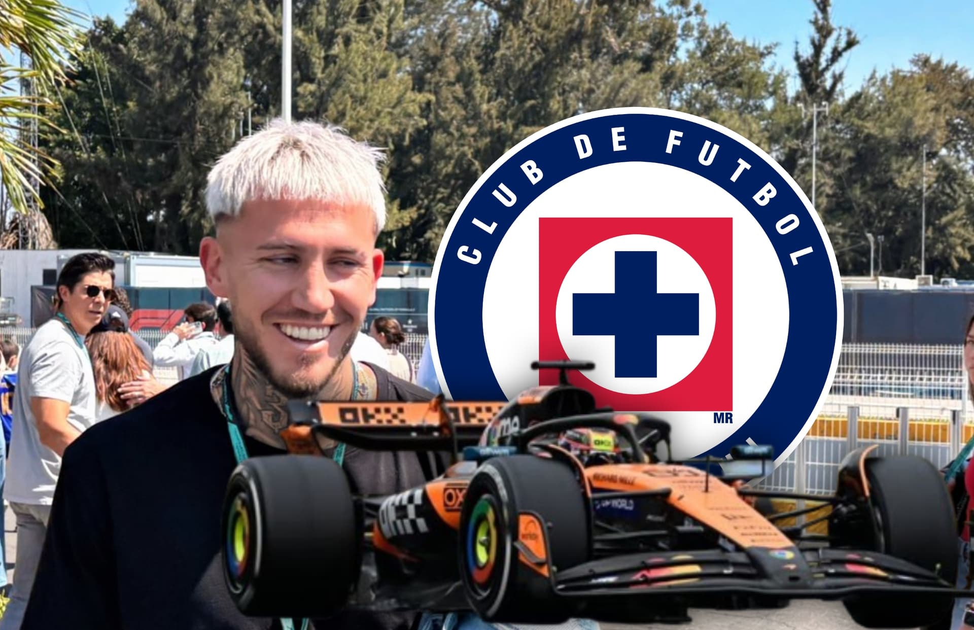 Gonzalo Piovi y auto/ Foto Diario AS.