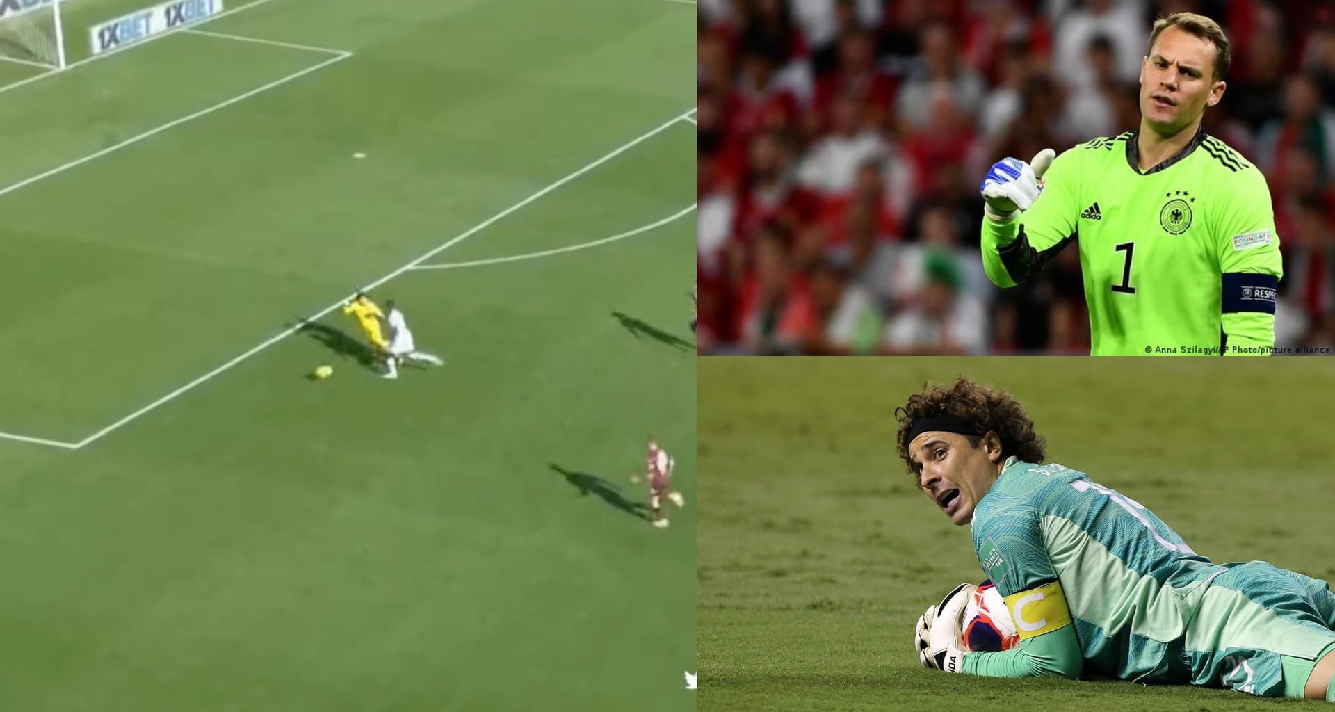 Guillermo Ochoa es solo una pantomima. En 15 minutos dos goles, hay un chavo en Alemania que le da el sí al Tri.