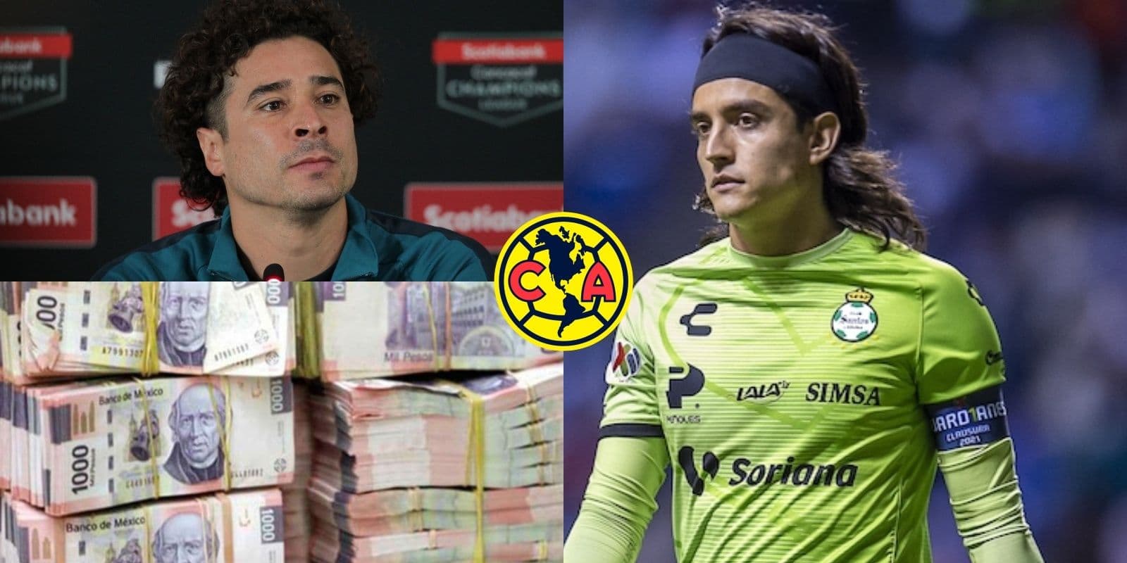 Guillermo Ochoa exige 90 millones para quedarse en América pero no dio el ancho mientras que Acevedo pide mucho menos para llegar al nido.