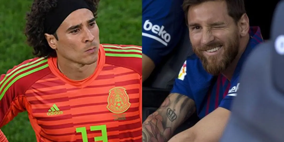 Guillermo Ochoa no quiso bajar la ventana para saludar a los hinchas y con este gesto, Lionel Messi le dio una lección a Memo.